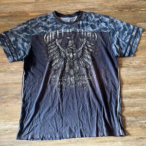 Affliction T-Shirt - Men Size 3XL - "Seek & Destroy" - 100% Cotton